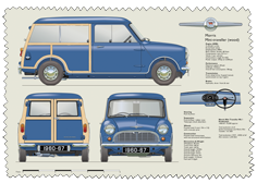 Morris Mini Traveller (Wood) 1960-67 Glass Cleaning Cloth